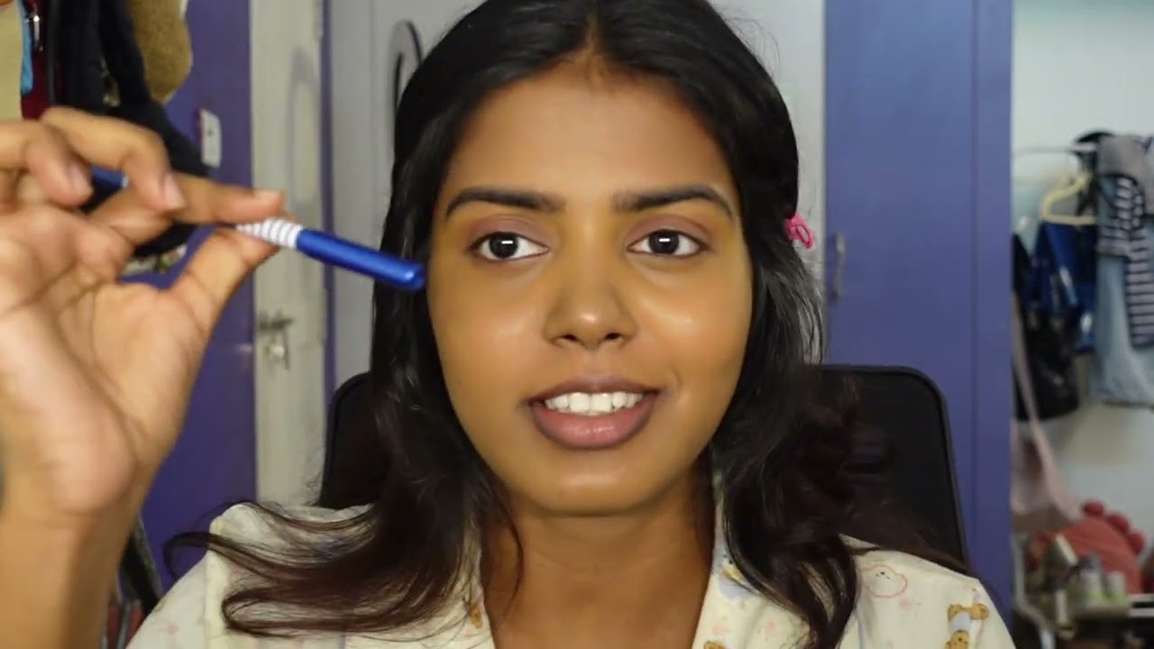 தமிழில்-Festive Makeup for Dusky Skin | Glowy Diwali Look for Brown Girls🥰  || HARINI SI