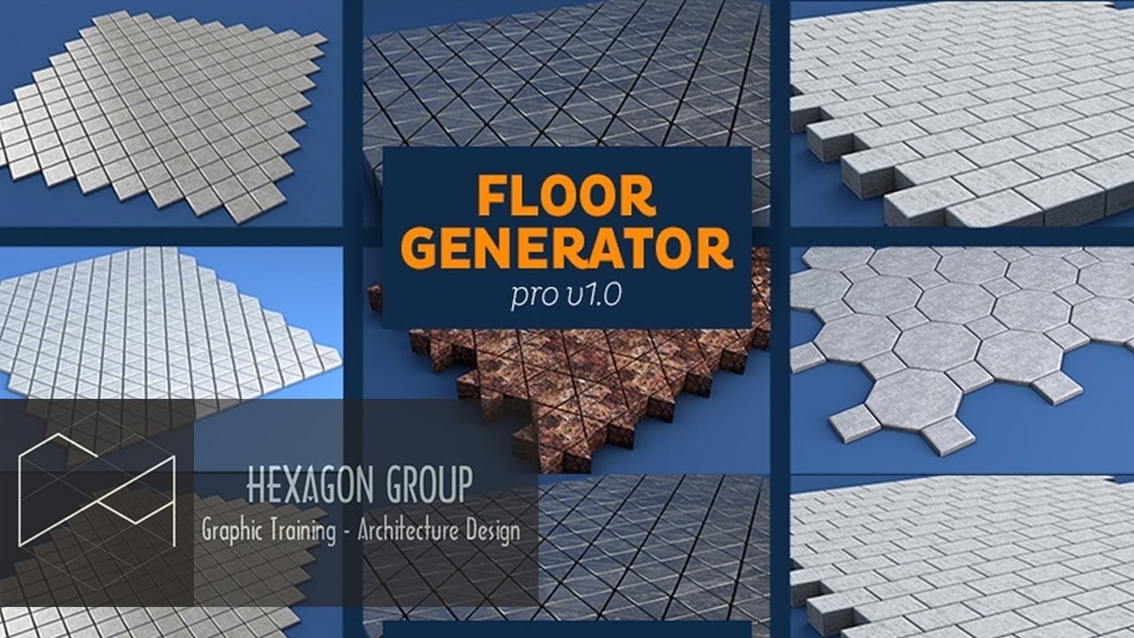 Hướng dẫn Floor Generator 2.0 + Multi Texture và Setting thông số sàn nội thất