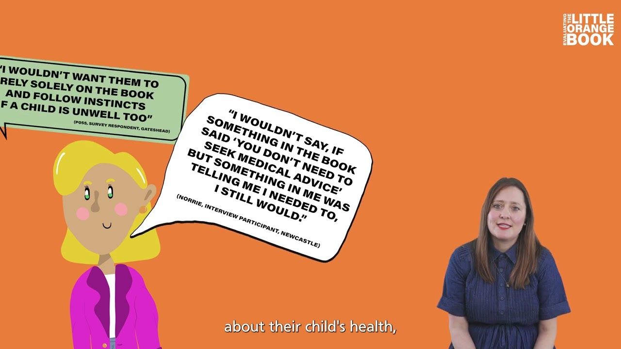 How a 'Little Orange Book' is giving expert advice to help poorly kids