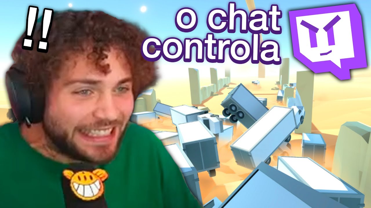 wuant joga ClusterTruck mas o chat é que controla o jogo