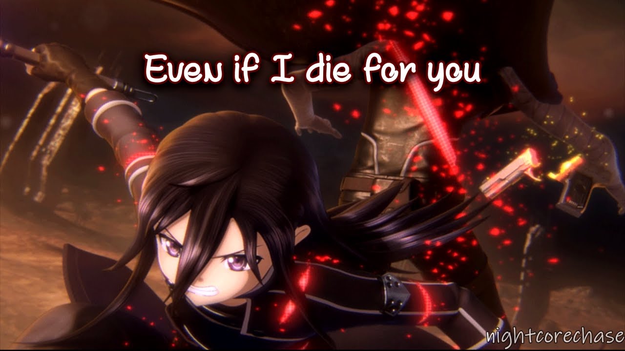 Nightcore - Die For You - Starset (Acoustic) (Lyrics)