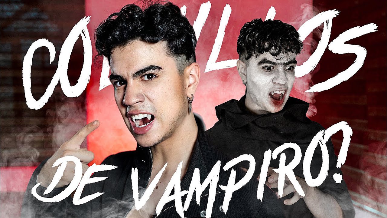Probando COLMILLOS de VAMPIRO en la VIDA REAL! - Review SCARECROW - Colmillos profesionales 🧛‍♂