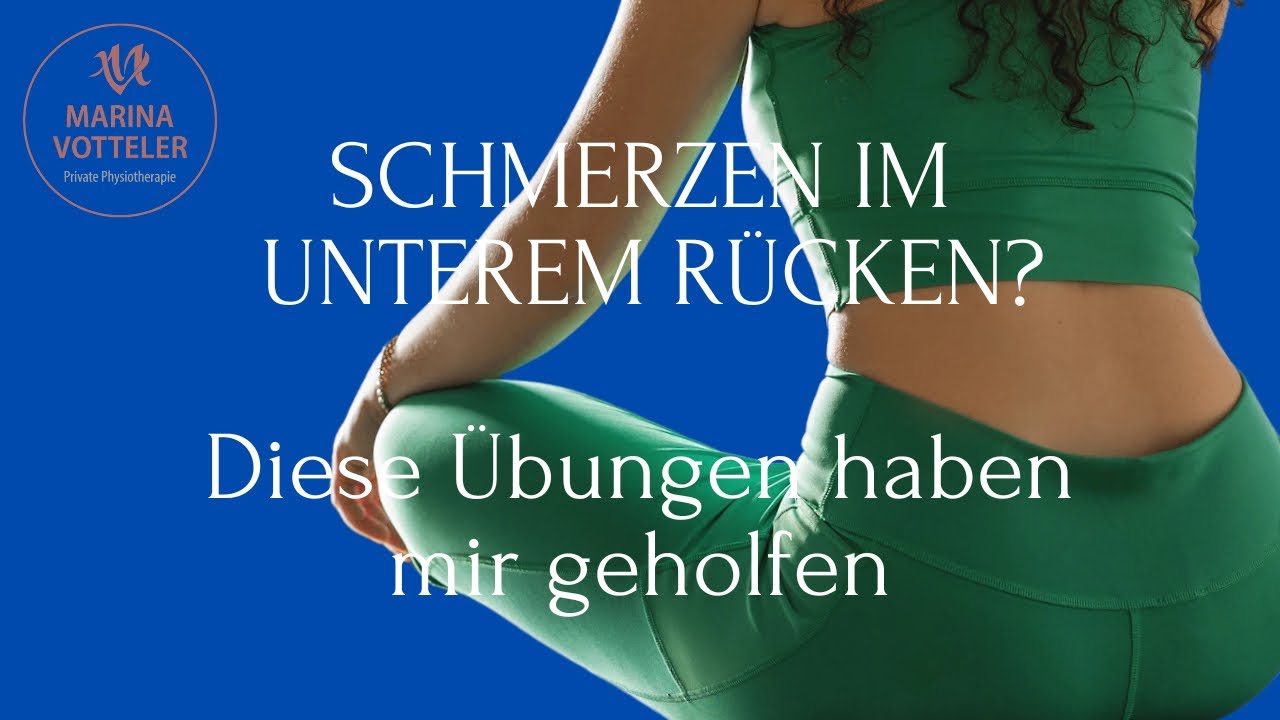 Schmerzen im unteren Rücken? Diese Übungen haben mir geholfen!
