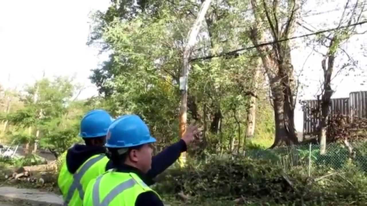 Superstorm Sandy - Con Edison Crews Working in Westchester