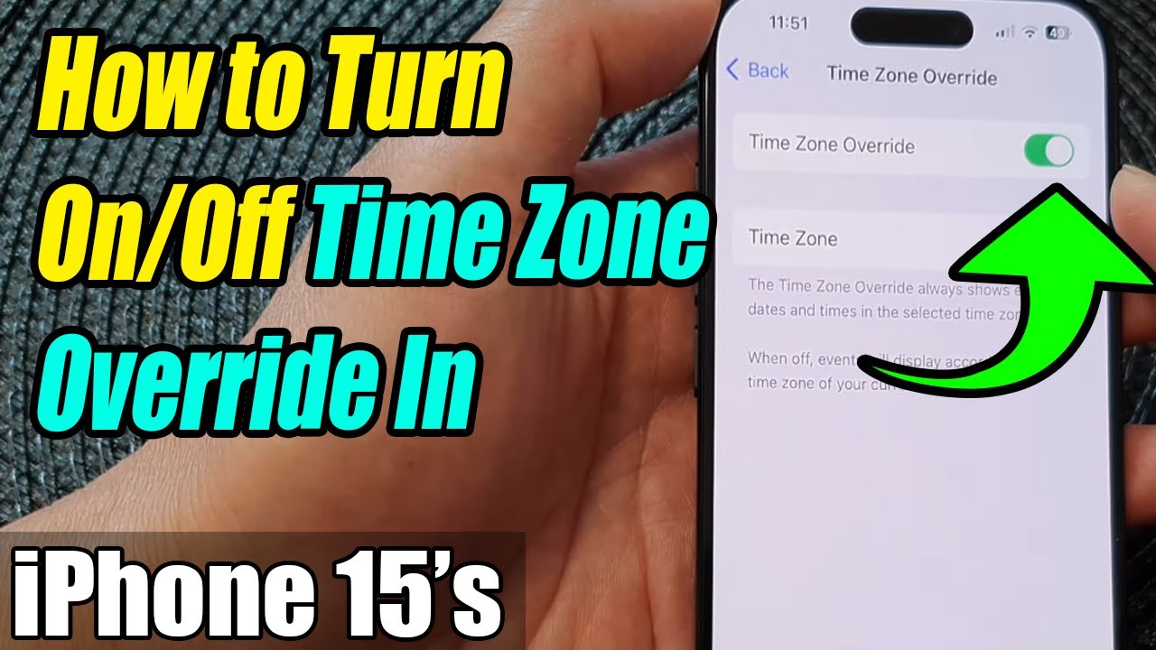 iPhone 15/15 Pro Max: How to Turn On/Off Time Zone Override In Calendar