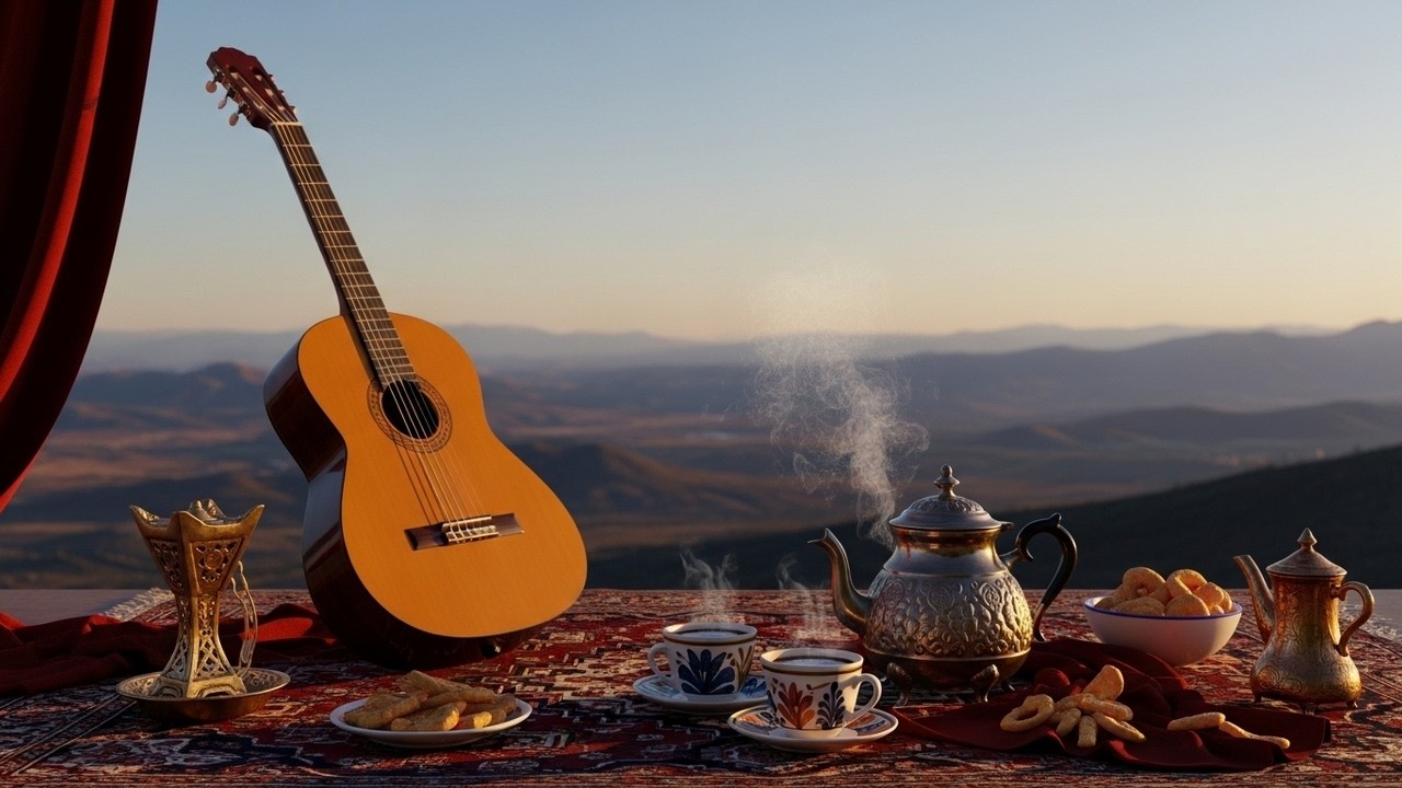 Spanish Guitar & Oud - Beautiful Flamenco Rumba Instrumental Supporting Stable Calm Motion