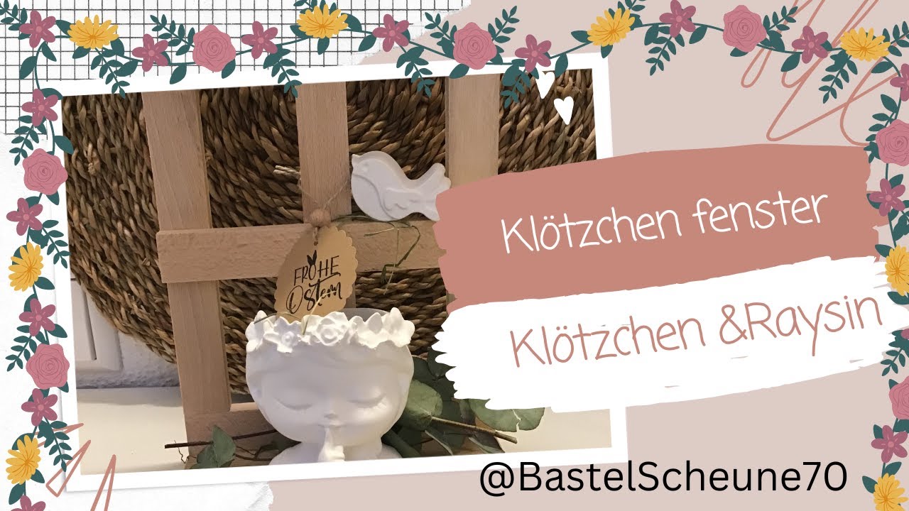 Klötzchenfenster | Deko für jede Jahreszeit l #diyprojects #bastelnmitpapier #basteln #raysin