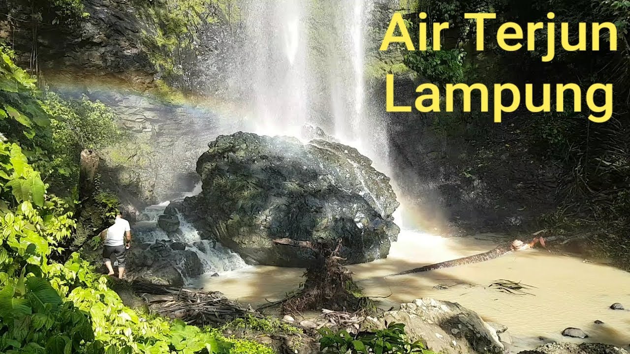 Wisata Lampung - Air Terjun Kembar Rindu Alam - Desa Ceringin Asri Kecamatan Way Ratai Pesawaran