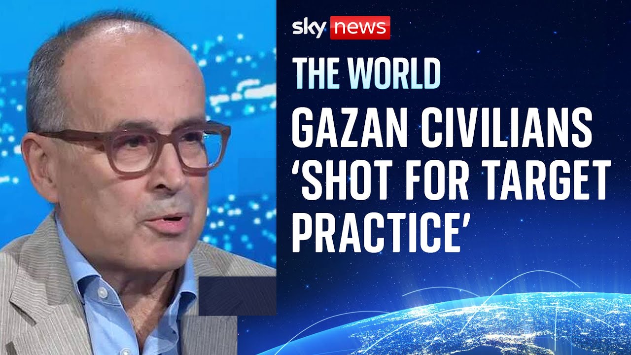 British surgeon says there is famine in Gaza and civilians are shot as 'target practice'