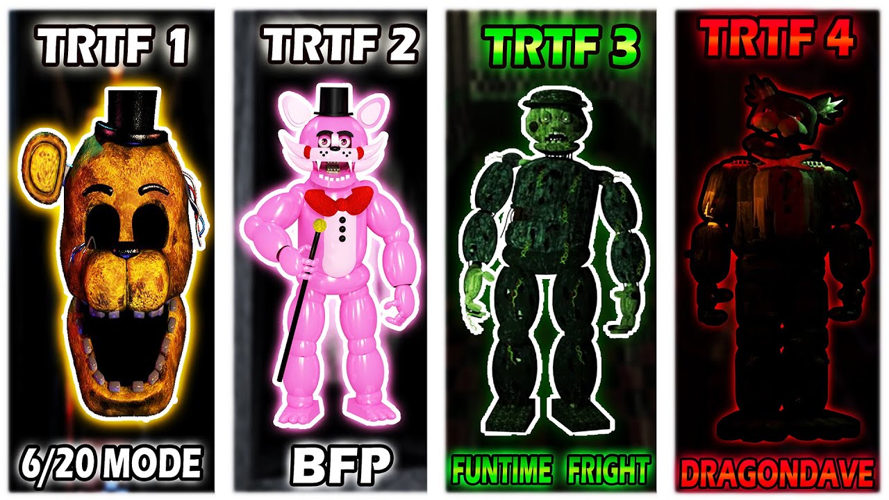 The Return to Freddy's Collection - All 4 Hardest Modes Complete Compilation (UHD) [4K60FPS]