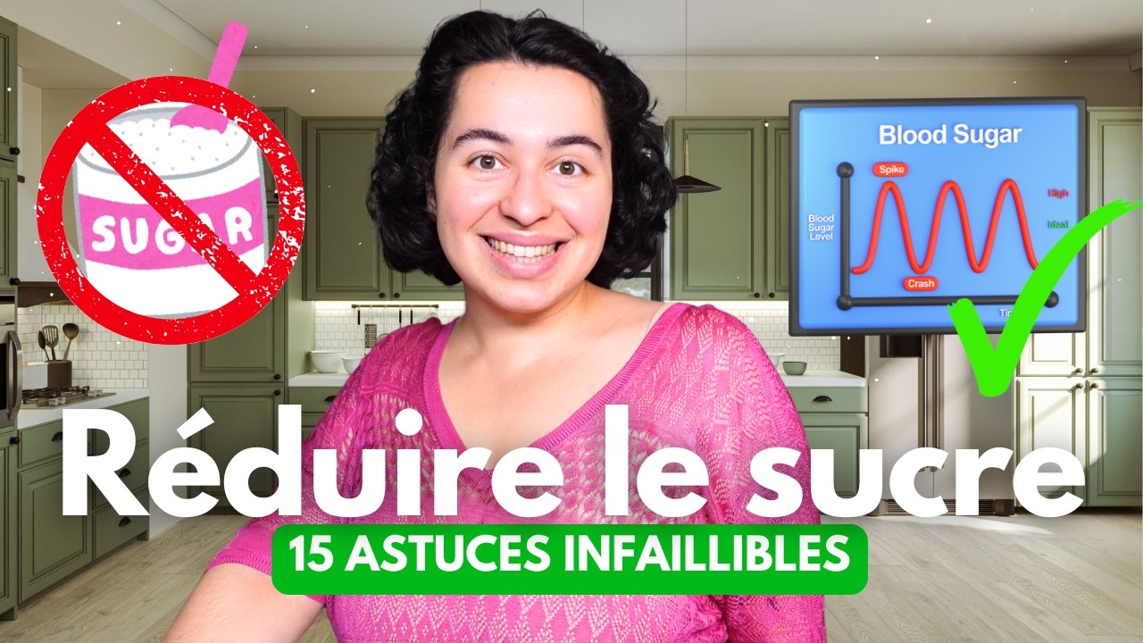 ARRÊTER LE SUCRE : 15 ASTUCES VRAIMENT EFFICACES ! ✅ (diabète, SOPK, résistance insuline)