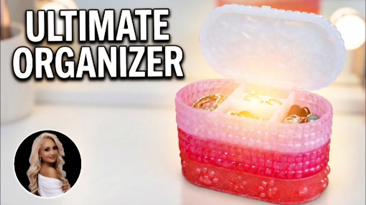 Is this the ULTIMATE ORGANIZER? Or just a STACK of Trouble? Handmade Diamond Orgainzer Resin Mold