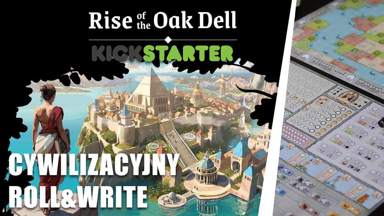 RISE OF THE OAK DELL - Cywilizacyjna Wykreślanka Roll&Write | Rozgrywka | Zasady