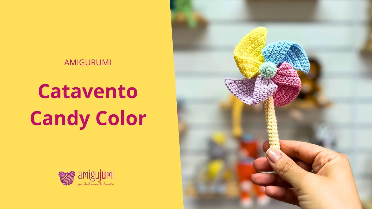 Catavento em Amigurumi