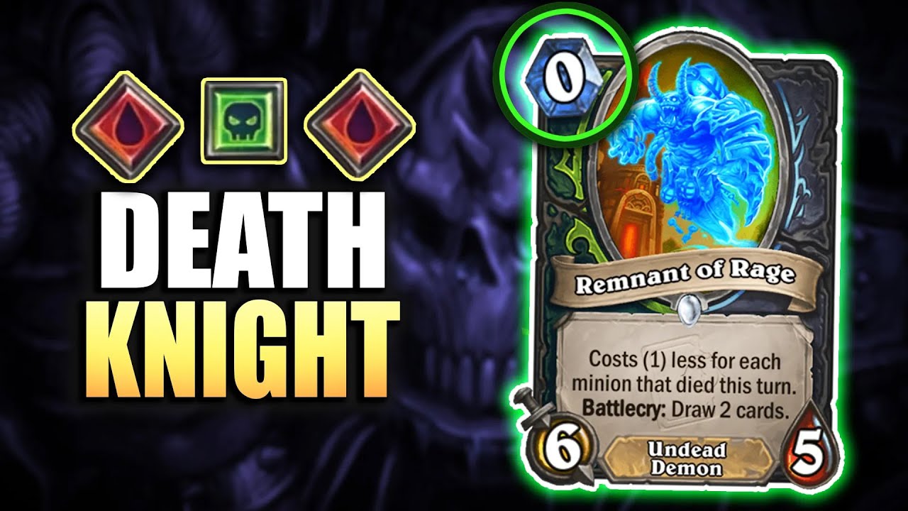 New Death Knight card is giga broken! BBU DK crushing it!