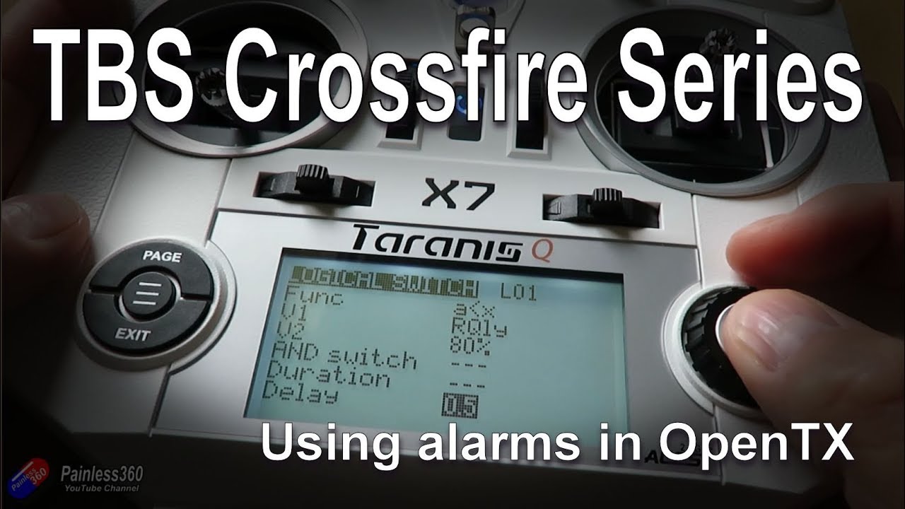 TBS Crossfire Quick Tip: Setting up and using alarms in OpenTX (Subscriber Request)