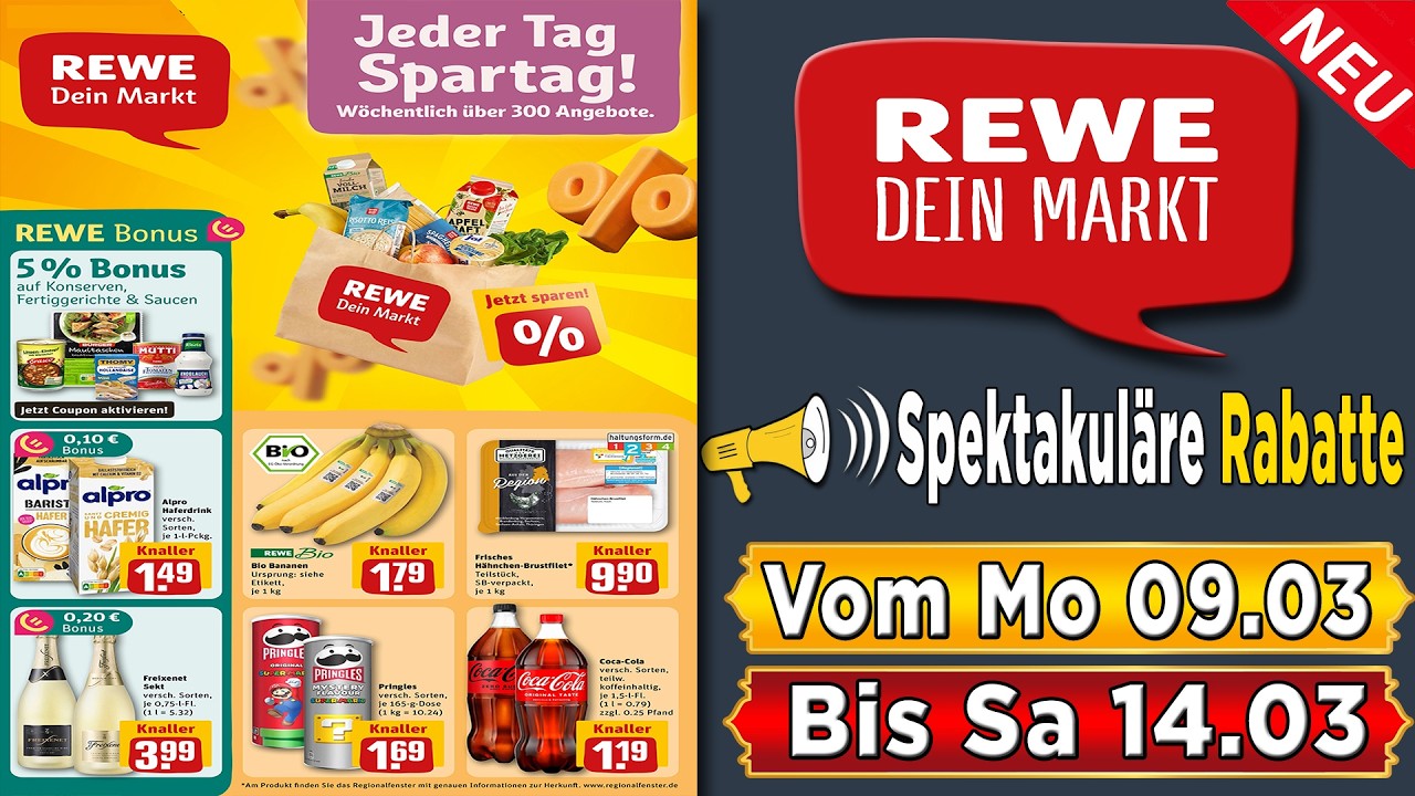 REWE Werbung Prospekt | G&uuml;ltig von 09.03.2026