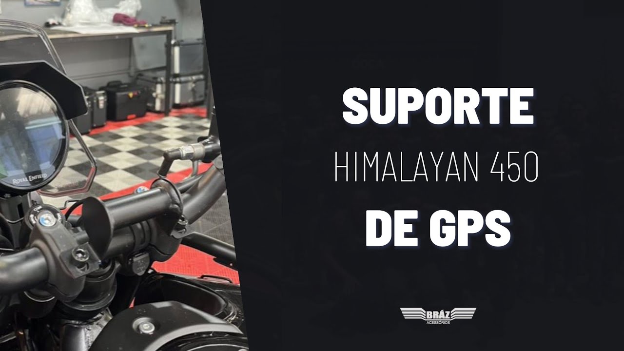 Como instalar o suporte de GPS e celular para Himalayan 450