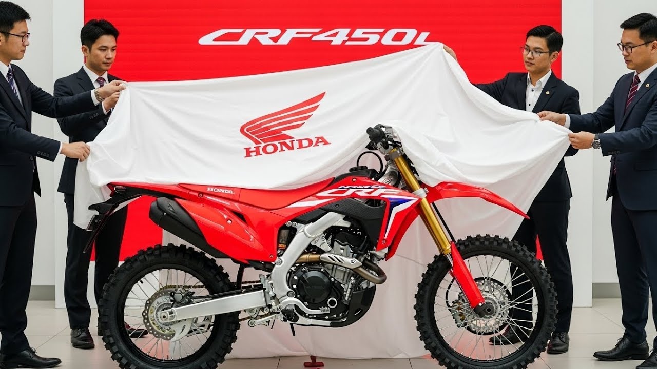 Наконец-то вышел Honda CRF450L 2026 года! Улучшенный, легальный для дорог общего пользования внед...