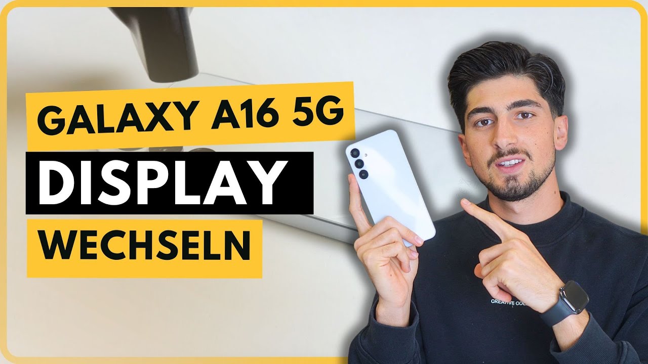 Samsung Galaxy A16 5G Display wechseln | Bildschirm tauschen leicht gemacht 📱✅