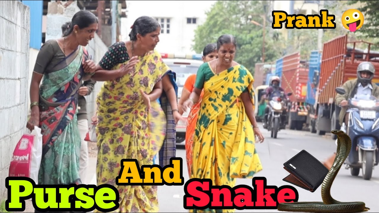 ಪರ್ಸು ಮತ್ತು ಹಾವಿನ 🐍ತಮಾಷೆ 🤪🤣/Purse And Snake 🐍 Prank🤪🤣 | Nanu Tharle | Kannada Prank | Tharlenanmaklu