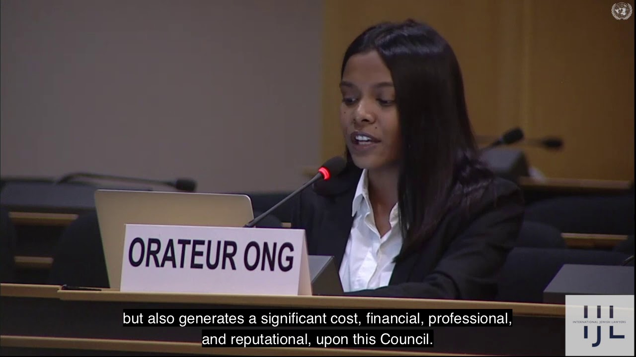 The Disproportionate Focus on Israel in the Human Rights Council