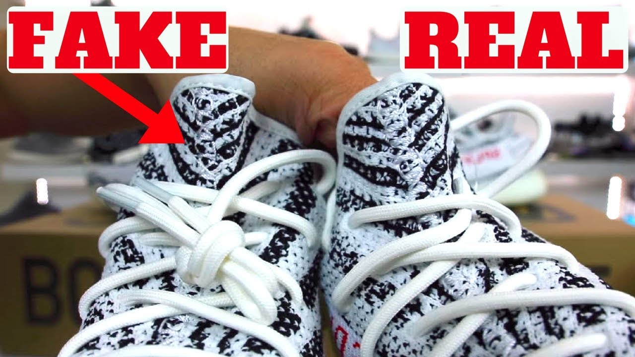 "Real vs. Fake" YEEZY Boost 350 V2 Zebra (REPLICA RANT)