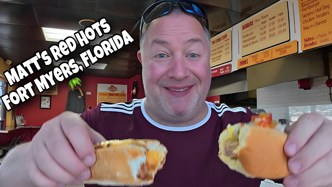 Hot Dog Hunting in Fort Myers, Florida! - Matts Red Hots