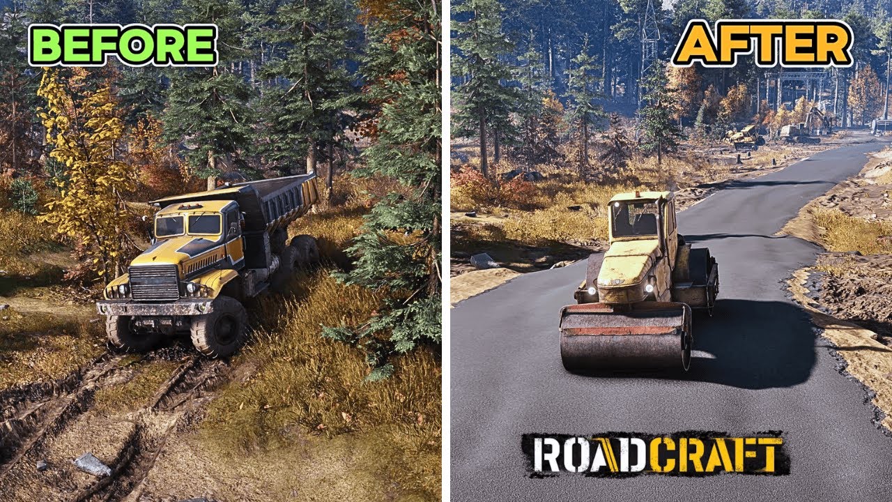 RoadCraft - Road Construction Through The Forest
