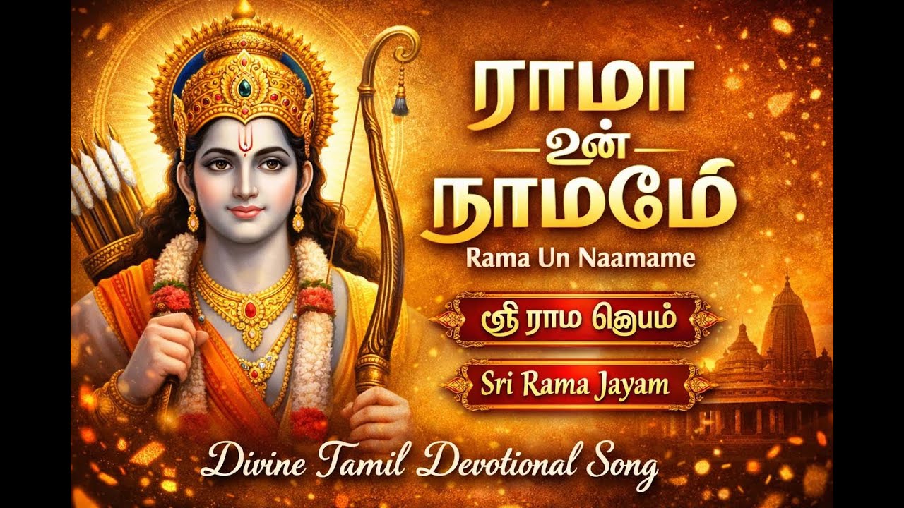 Rama Un Naamame – Soulful Tamil Devotional Song | Sri Rama Jayam