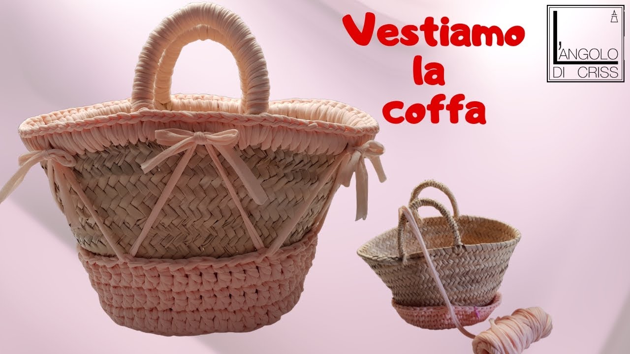 COFFA PAGLIA E UNCINETTO 