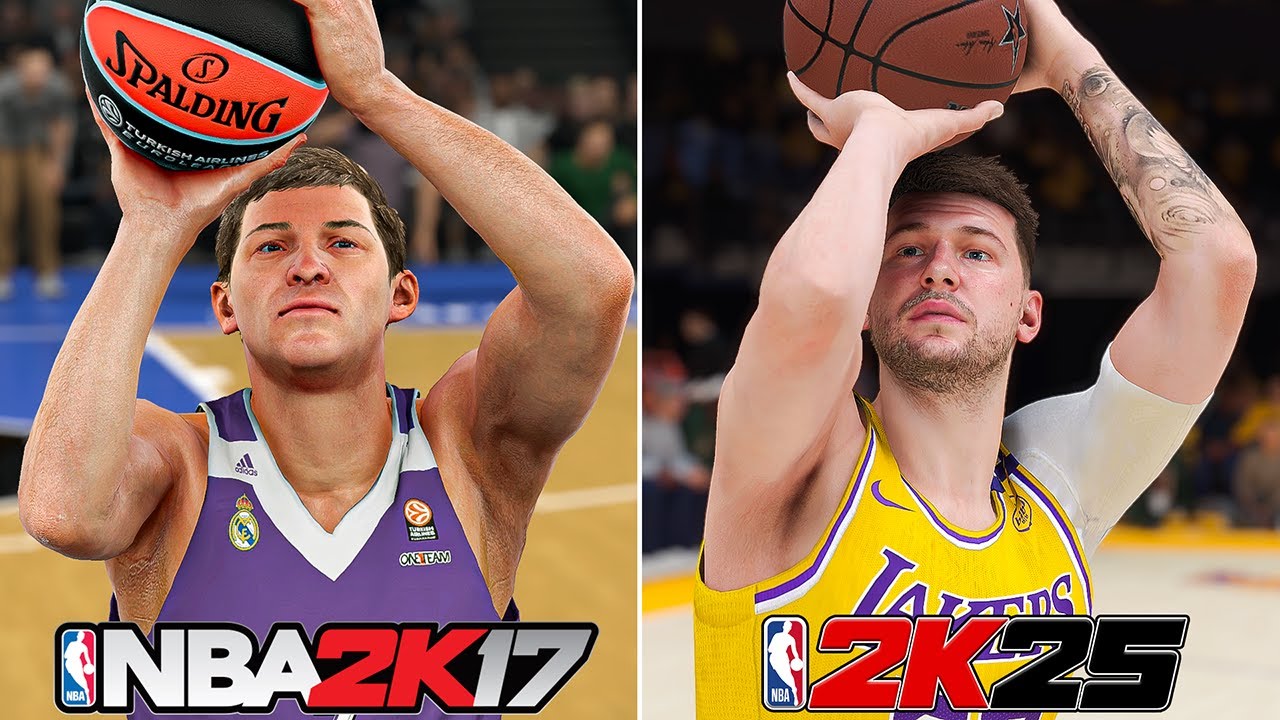 3PT With Luka Doncic In Every NBA 2K