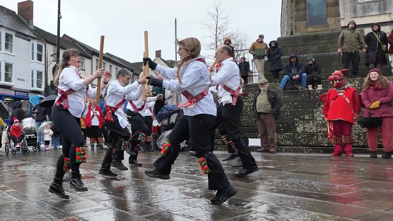 Cardiff Morris 'Balance the Straw' at Chepstow Wassail 2026