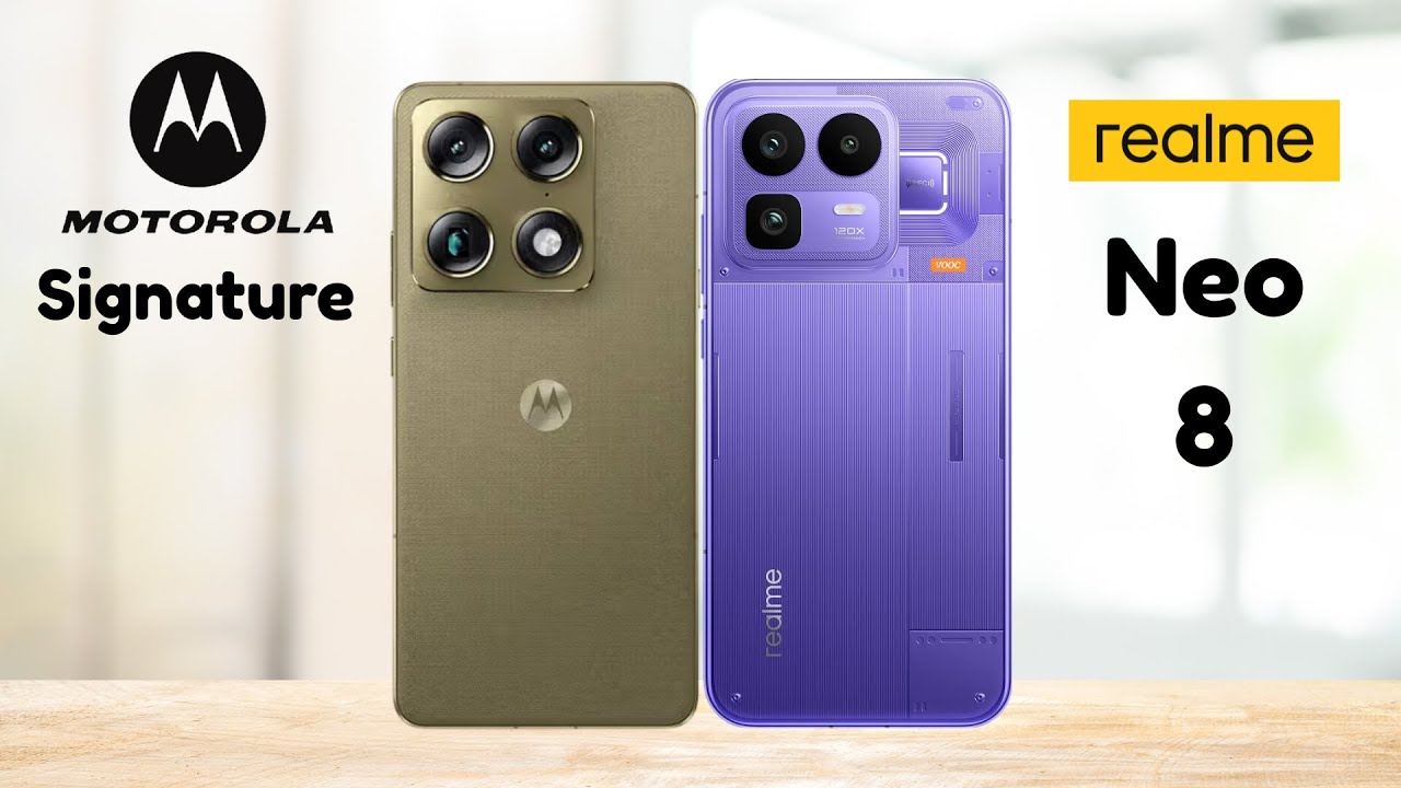 Motorola Signature против Realme Neo 8 — полное сравнение 2026 года