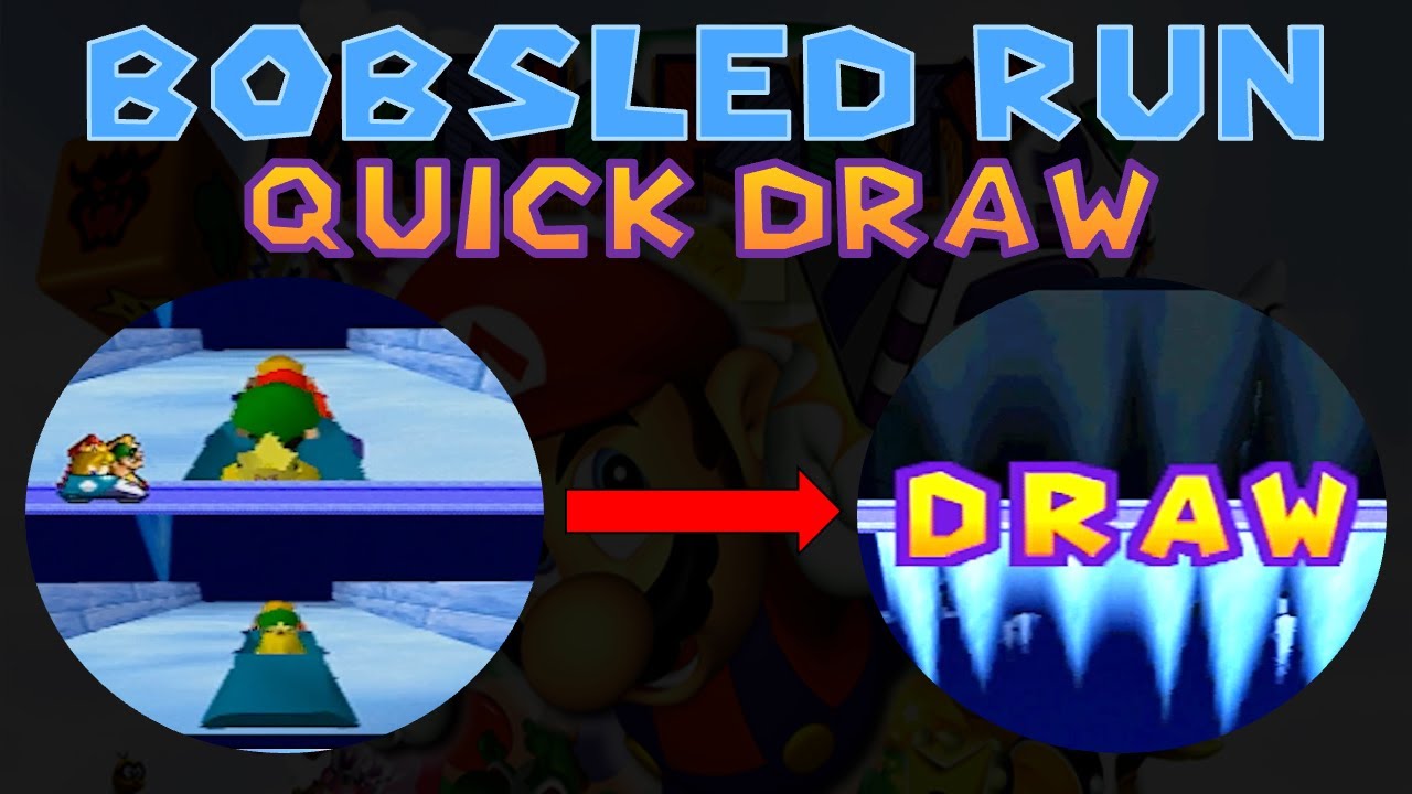 Bobsled Run Quick Draw tutorial (Mario Party 1 & 2)