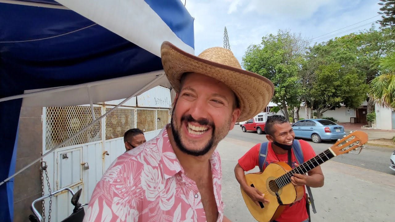 🔥 FIRE SHOE SHINE PARTY (Eminem & 50 Cent socks with LIVE MUSIC) 🥳 Downtown Cancun Mexico 🇲🇽