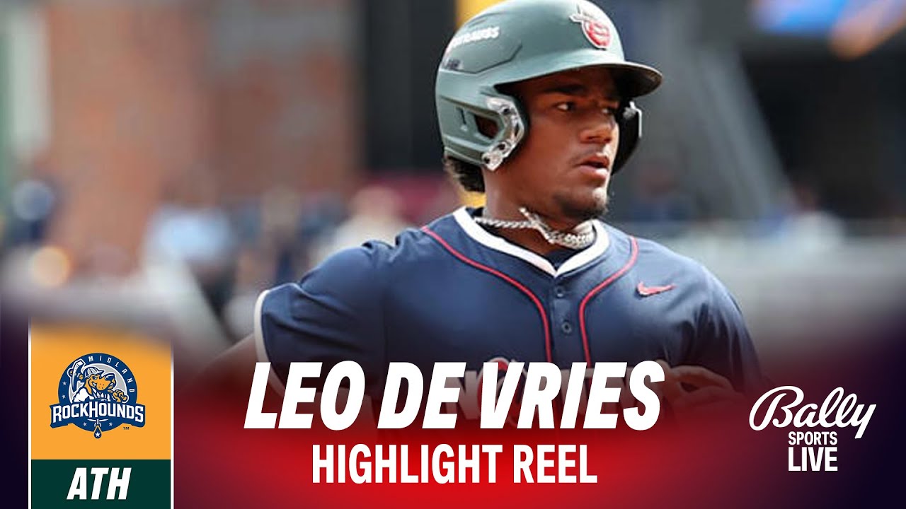 Athletics SS Leo De Vries 2025 Minor League Baseball Highlights | Bally Sports Live