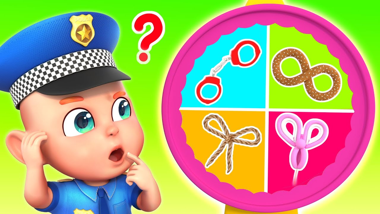 Police Officer Chase Thief 🚔👮‍♂️ | Fun Police Song for Kids | Rosoo Nursery Rhymes