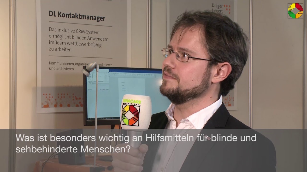 Software für blinde und sehbehinderte Menschen am Arbeitsplatz – Interview mit Dräger & Lienert