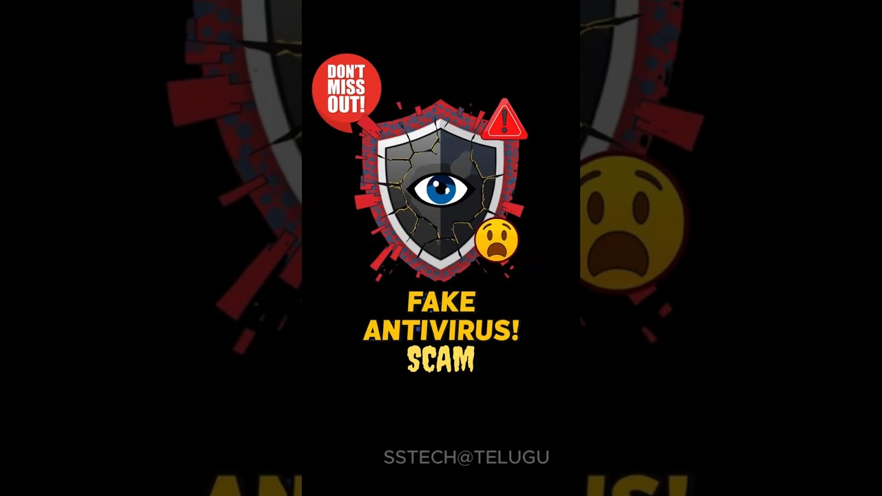 Fake Antivirus Scam 😱 | Security App Fraud Explained in Telugu 
