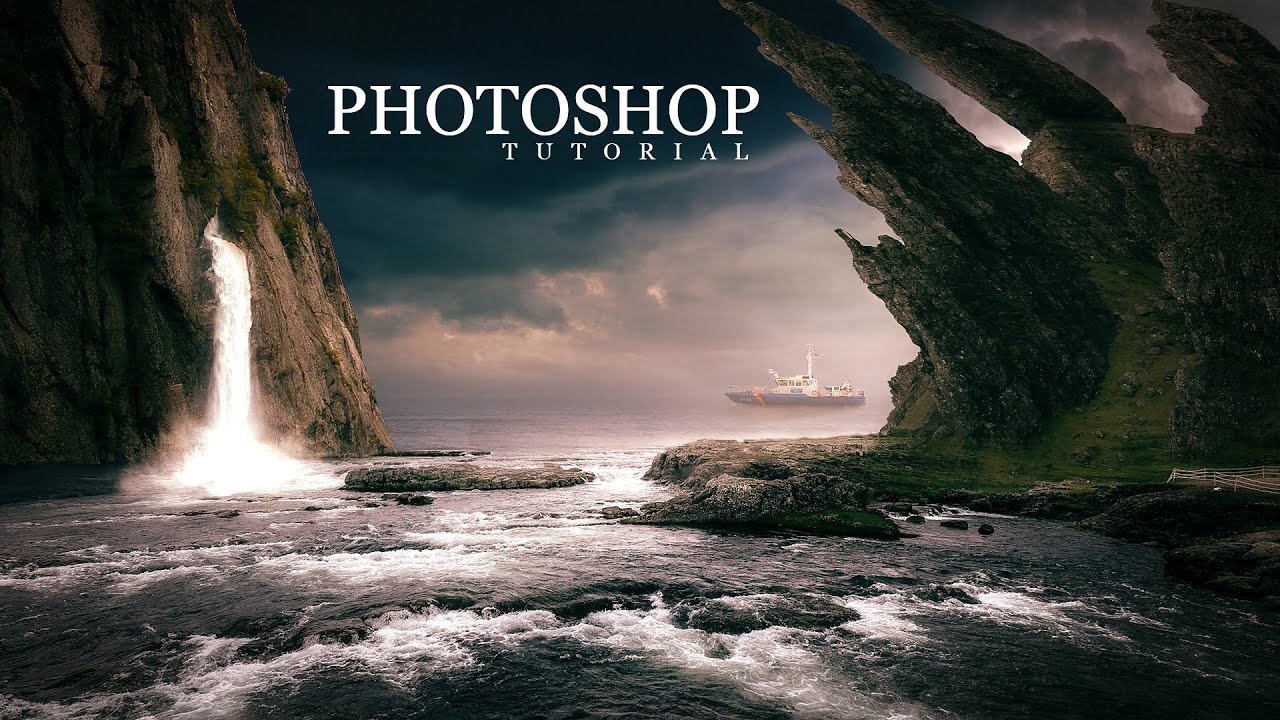 New matte painting in photoshop Tutorial 2019 !!