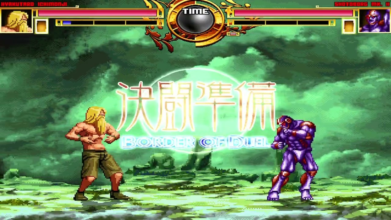 NICK54222 MUGEN: Hyakutaro Ichimonji VS Shotoborg MK. II