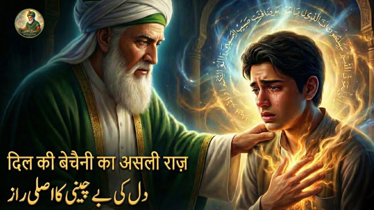 Dil Ki Bechaini Ka Asli Raaz — Ghouse-e-Azam Ki Ruhani Nasihat Apne Murid Ko | Sufi Taleem 