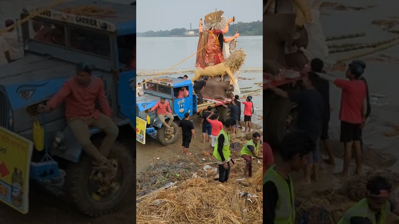 আসছে বছর আবার এসো মা। চন্দননগর জগদ্ধাত্রী পূজা ২০২২ কাঁটাপুকুর। Chandannagar Jagadhatri Thakur vasan