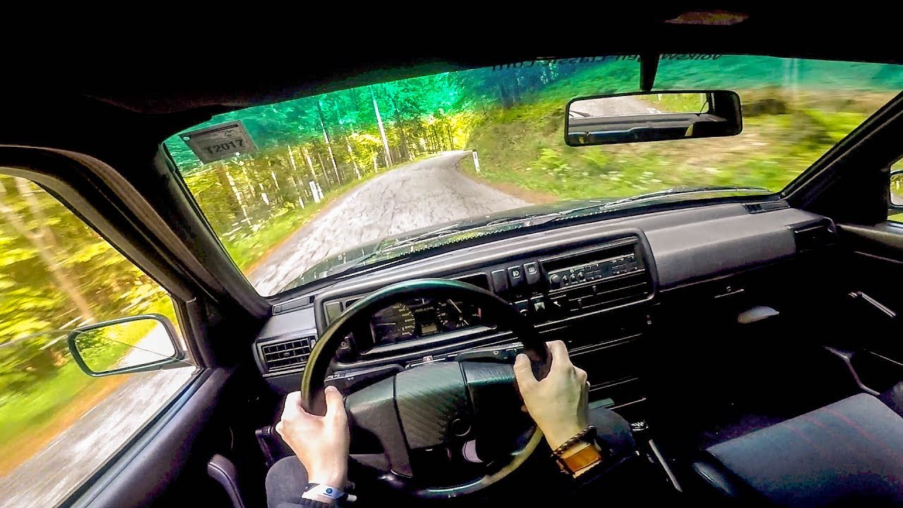 Volkswagen Golf G60 Rallye 16V 210HP - POV Drive Onboard ///Lets Drive///