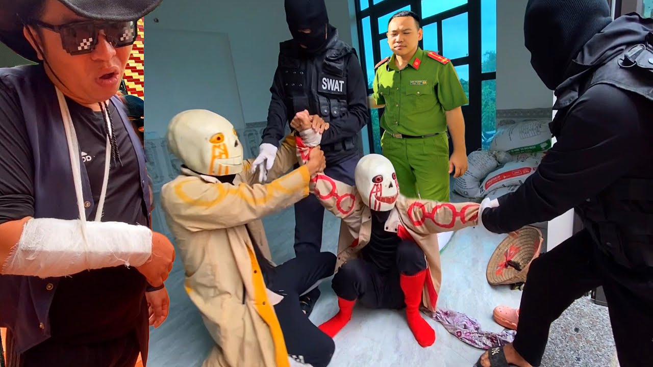 Toang 606 Sans Đ.ánh Gãy T.ay Người Yêu Chara Bị Swat khống chế
