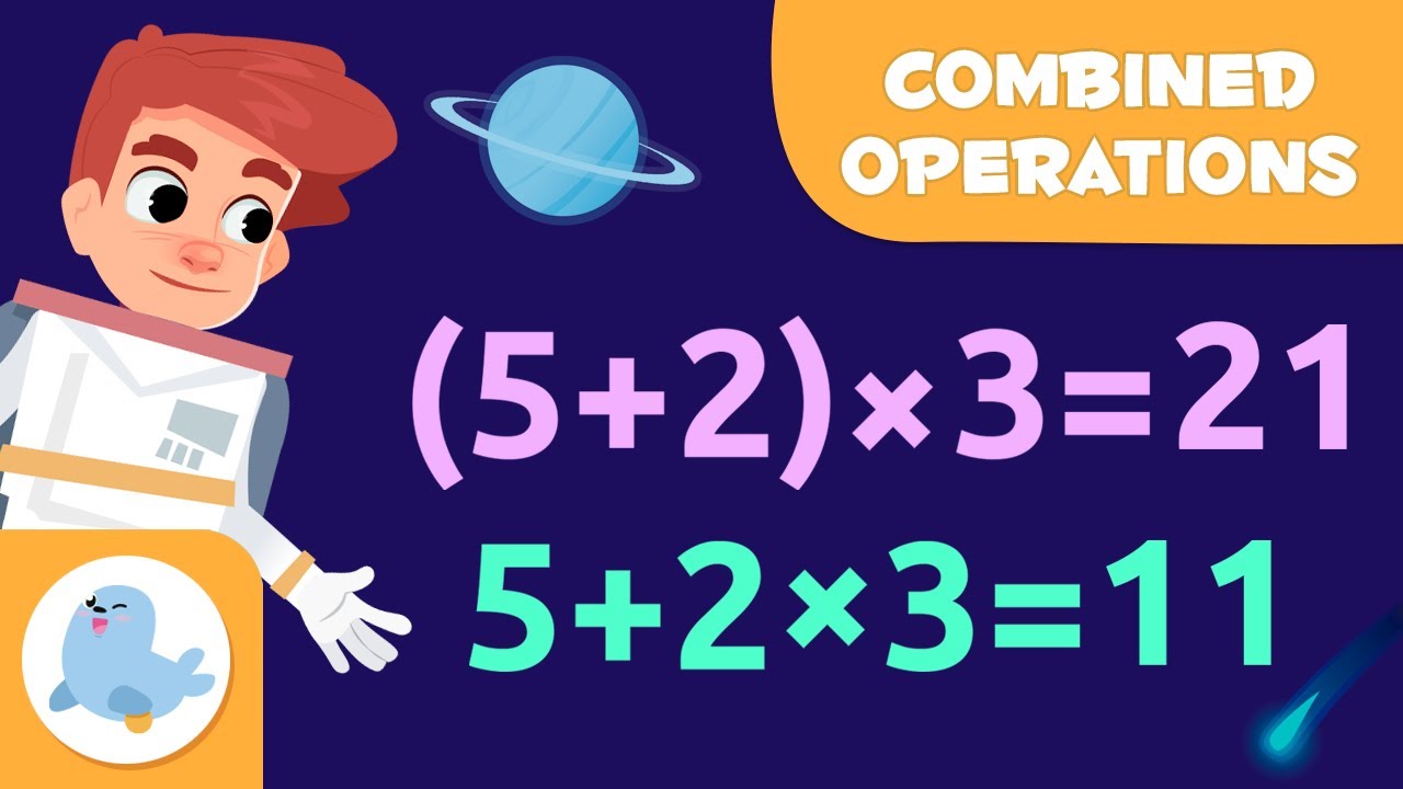 COMBINED OPERATIONS ➕❌ With and Without Parantheses ➗ Math for Kids 👨&zwj;🏫