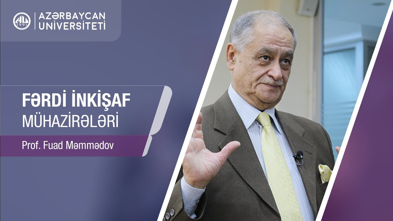 Fərdi inkişaf mühazirələri, 5 oktyabr 2017