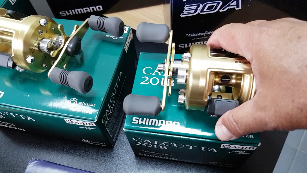 Carretilhas Shimano perfil alto