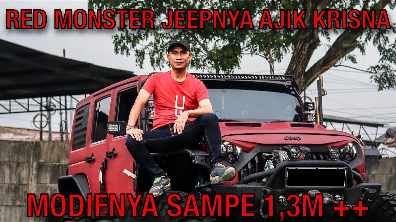 RED MONSTER JEEP AJIK KRISNA || KONSEP JEEP SATU SATUNYA DI INDONESIA